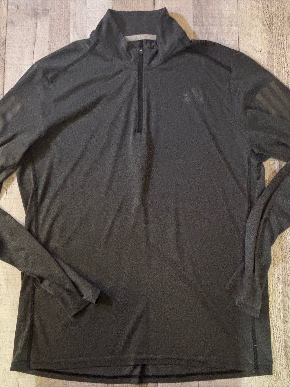 Men’s Adidas Black Quarter-Zip Pullover